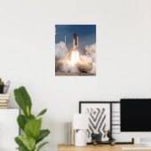Start van Space Shuttle Columbia (STS-73) Poster (Thuiskantoor)