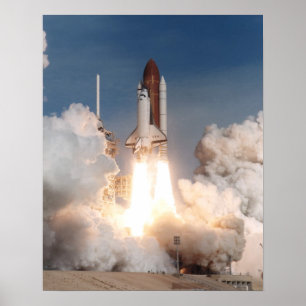 Start van Space Shuttle Columbia (STS-73) Poster