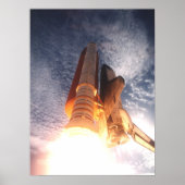 Start van Space Shuttle Columbia (STS-73) Poster (Voorkant)