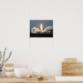 Start van Space Shuttle Columbia (STS-87) Poster (Keuken)