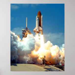 Start van Space Shuttle Columbia (STS-90) Poster