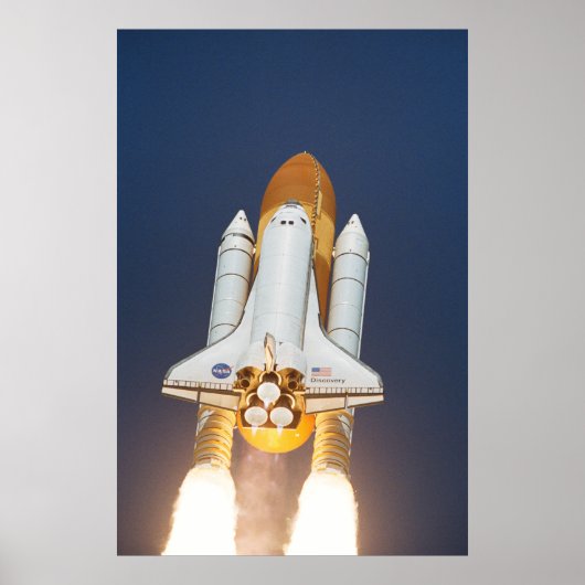Start van Space Shuttle Discovery (STS-114) Poster (Voorkant)