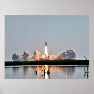Start van Space Shuttle Discovery (STS-114) Poster