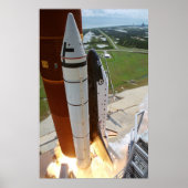 Start van Space Shuttle Discovery (STS-26) Poster (Voorkant)
