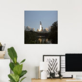 Start van Space Shuttle Discovery (STS-29) Poster (Thuiskantoor)
