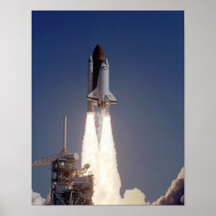 Start van Space Shuttle Discovery (STS-29) Poster