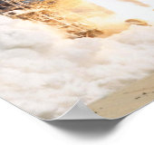 Start van Space Shuttle Discovery (STS-31) Poster (Hoek)