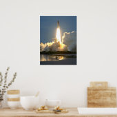 Start van Space Shuttle Discovery (STS-48) Poster (Keuken)