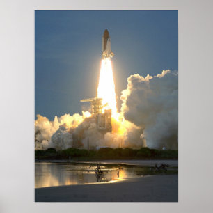 Start van Space Shuttle Discovery (STS-48) Poster