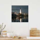 Start van Space Shuttle Discovery (STS-48) Poster (Keuken)