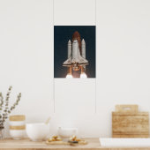 Start van Space Shuttle Discovery (STS-70) Poster (Keuken)