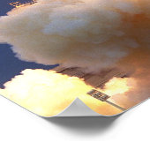 Start van Space Shuttle Discovery (STS-85) Poster (Hoek)