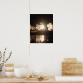 Start van Space Shuttle Discovery (STS-92) Poster (Keuken)