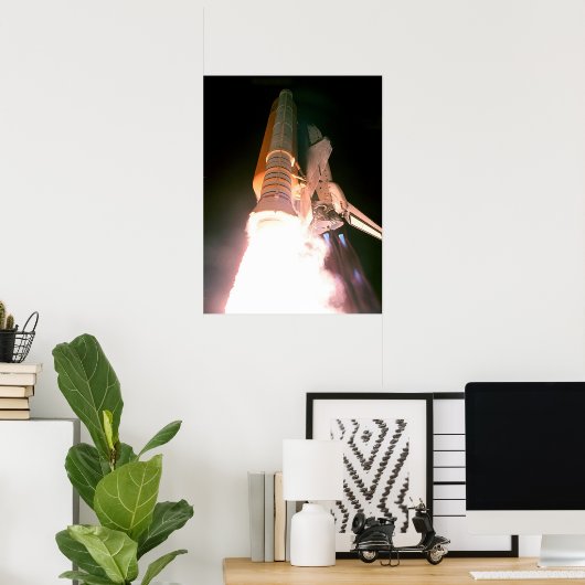 Start van Space Shuttle Discovery (sts-92) Poster (Thuiskantoor)