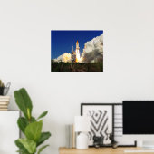 Start van Space Shuttle Discovery (STS-95) Poster (Thuiskantoor)