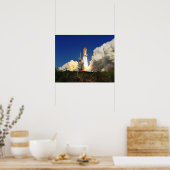 Start van Space Shuttle Discovery (STS-95) Poster (Keuken)