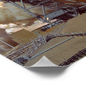 Start van Space Shuttle Discovery (STS-95) Poster (Hoek)