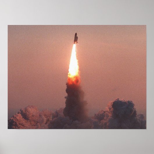 Start van Space Shuttle Discovery (STS-96) Poster (Voorkant)