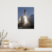 Start van Space Shuttle Endeavor (STS-47) Poster (Keuken)