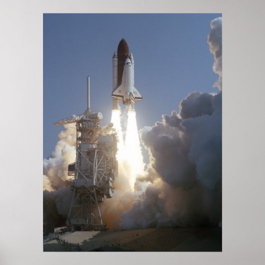 Start van Space Shuttle Endeavor (STS-47) Poster (Voorkant)