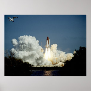 Start van Space Shuttle Endeavor (STS-47) Poster