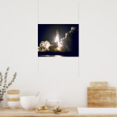 Start van Space Shuttle Endeavor (STS-88) Poster (Keuken)