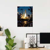 Start van Space Shuttle Endeavor (STS-99) Poster (Thuiskantoor)