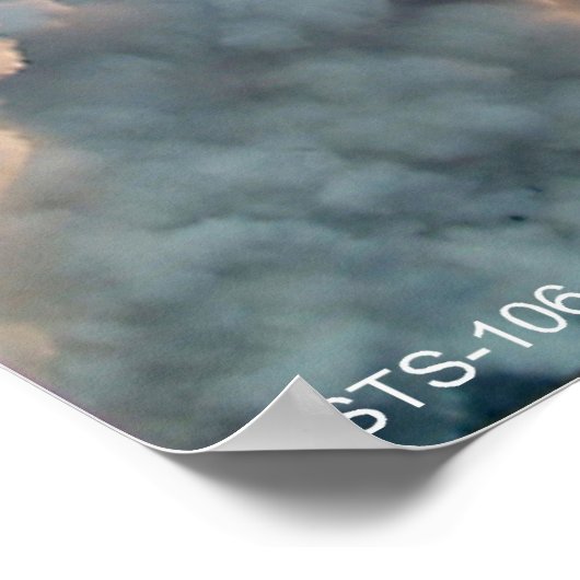 Start van Space Shuttle STS-106 Poster (Hoek)