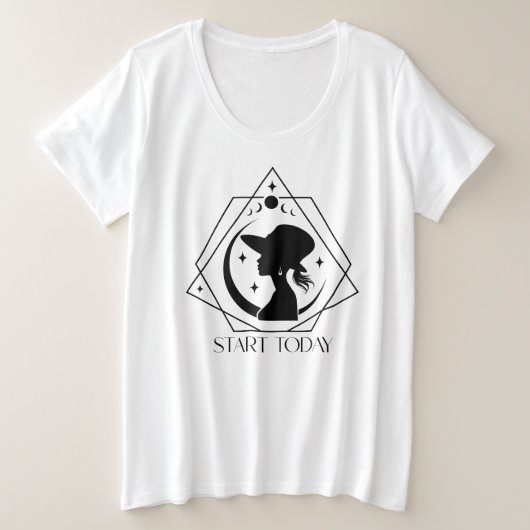 Start vandaag Celestial Knowledge Moon T-shirt (Design voorkant)