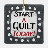Start vandaag nog een quilt Ornament (Achterkant)