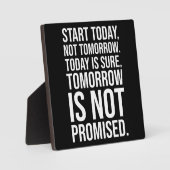 Start vandaag - succes Motivatie Fotoplaat (Voorkant)