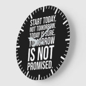 Start vandaag - succes Motivatie Grote Klok (Hoek)