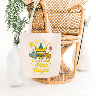 Start Vernieuwend – Schitterend Boodschappentas Tote Bag