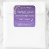 Start Vierkante Sticker (Tas)