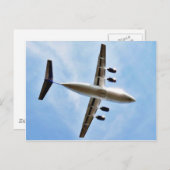 Start vliegtuig briefkaart (Voorkant / Achterkant)