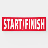 Start/Voltooi de race van de Lijn Spandoek (Horizontaal)