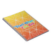 Start Where You Are Journal voor Ondernemers Notitieboek (Rechterzijde)
