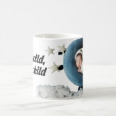 🌙 Start Wild, Moon Child Mug – Sleeping Baby on M Koffiemok (Center)