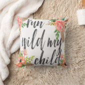 Start Wild My Child Boho Nursery Babby Girl Pillow Kussen (Deken)