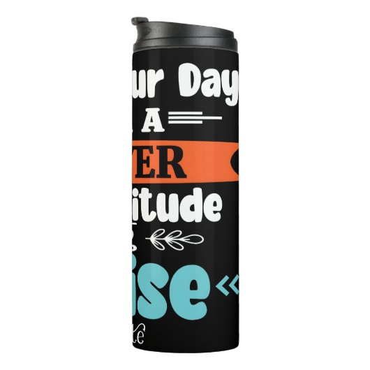 Start Your Day With Prayer Gratitude Praise Thermosbeker (Geroteerd rechts)