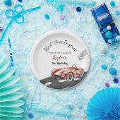 Start Your Engine Any Age Birthday  Papieren Bordje (Feest)