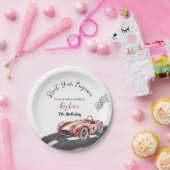 Start Your Engine Any Age Birthday  Papieren Bordje (Feest)