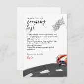 Start Your Engine Birthday Bedankkaart (Voorkant / Achterkant)