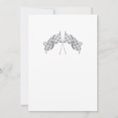 Start Your Engine Birthday Photo Invitation Kaart (Achterkant)