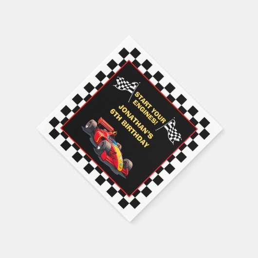 Start Your Engines! Fun Racing Driver Birthday  Servet (Hoek)