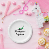 Start your Engines Papieren Bordje (Feest)