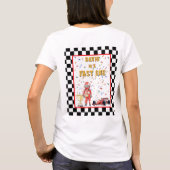 Start Your Engines Race Car 1st Birthday T-shirt (Achterkant)