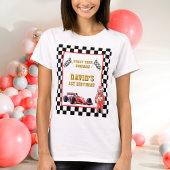 Start Your Engines Race Car 1st Birthday T-shirt