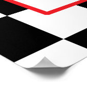 Start Your Engines Race Car Birthday Poster (Hoek)