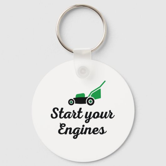 Start your Engines Sleutelhanger (Voorkant)